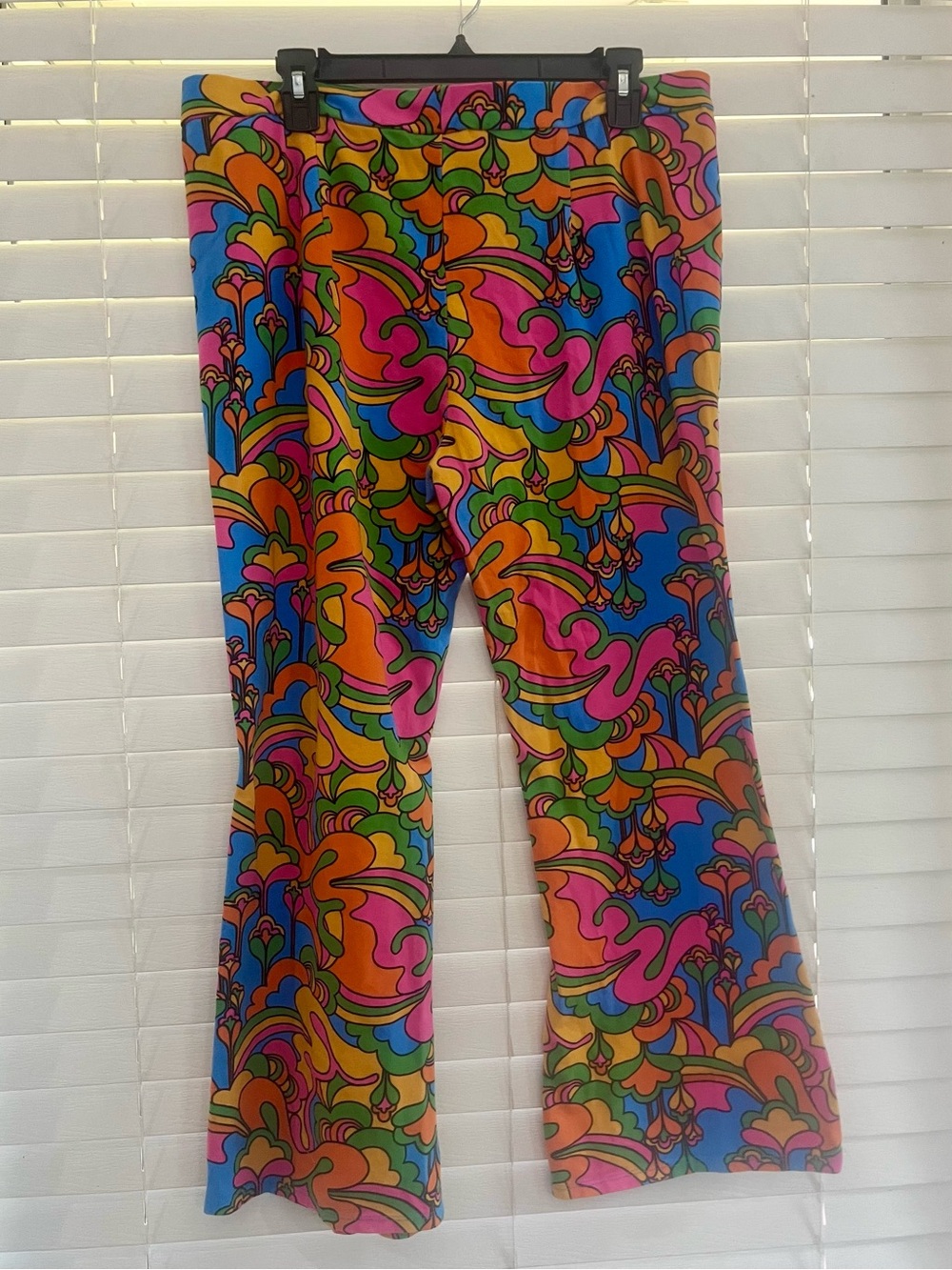 Nooworks Auderpopz Flare Pants Size 2X Psychedelic Retro - Picture 1 of 9